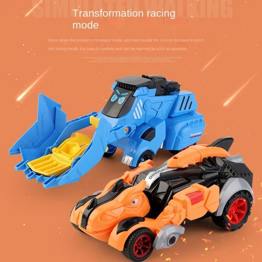 

New 2 In 1 Truck Transformation Car Toy Children Dinosaur Car T-Rex Chariot Deformation Figures Robot Toys Kids Gift