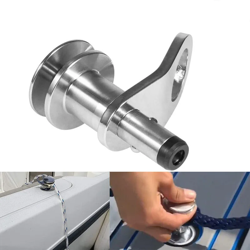 

Nony Boat Parts 316 Stainless Steel Quick Release Boat Fender Holder Mount Cleat Hook Universal Fit 3/8 Inch Receiver