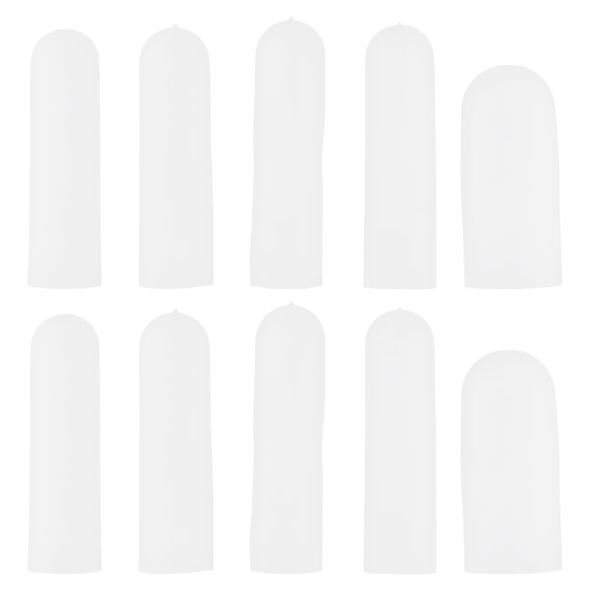 

10pcs Finger Covers Finger Protectors Finger Protective Sleeves Finger Tube Sleeves for Protect Cracked Skin Corn