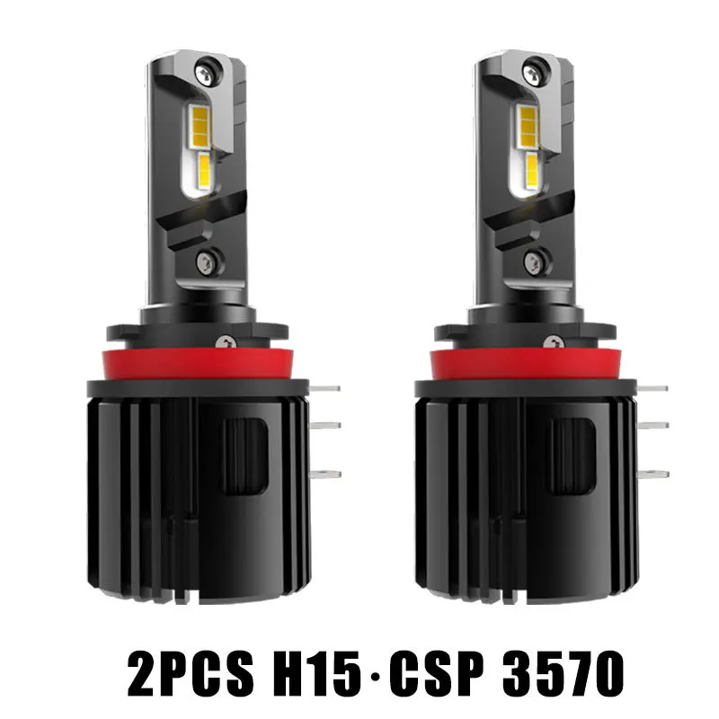 

Светодиодная лампа H15, 12 В, 6000K, 12000LM, фара для Ranger Explorer, Golf 6, CX-5, A3, A6, светодиодная лампа Vito