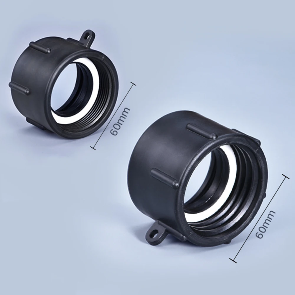 

1000L IBC Water Tank 60mm/2in Valve Adapter Connector Barrels Fitting Parts Kit Garden Hose Connector Replacement Drain Tool