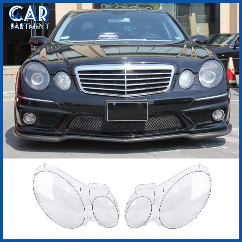 

1pair Car Headlight Lens Glass Lampcover Cover Lampshade Bright Shell Product For Benz W211 E240 E200 E350 E280 E300 2002-2008