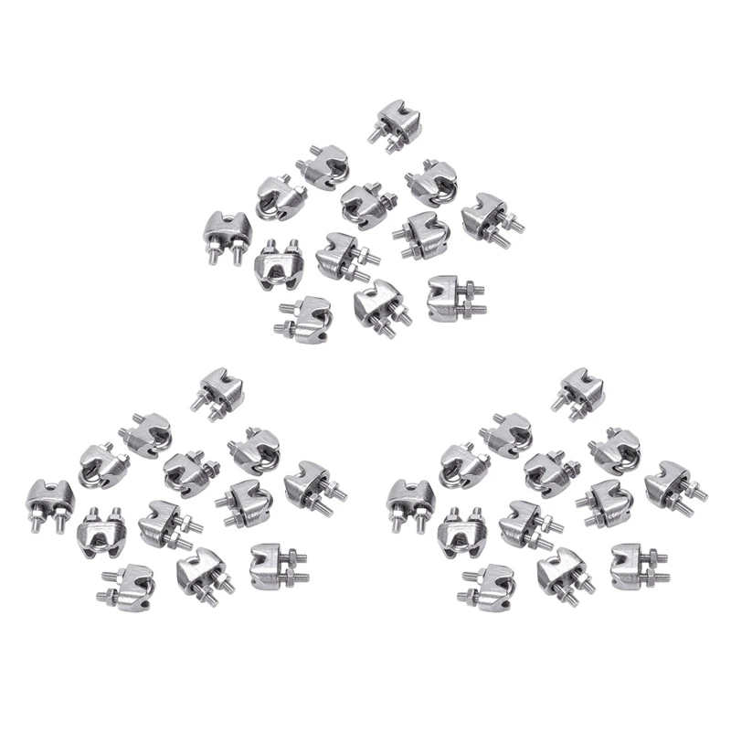 

Зажим для кабеля из нержавеющей стали, 2 мм, 1/16 дюйма, 36 шт.