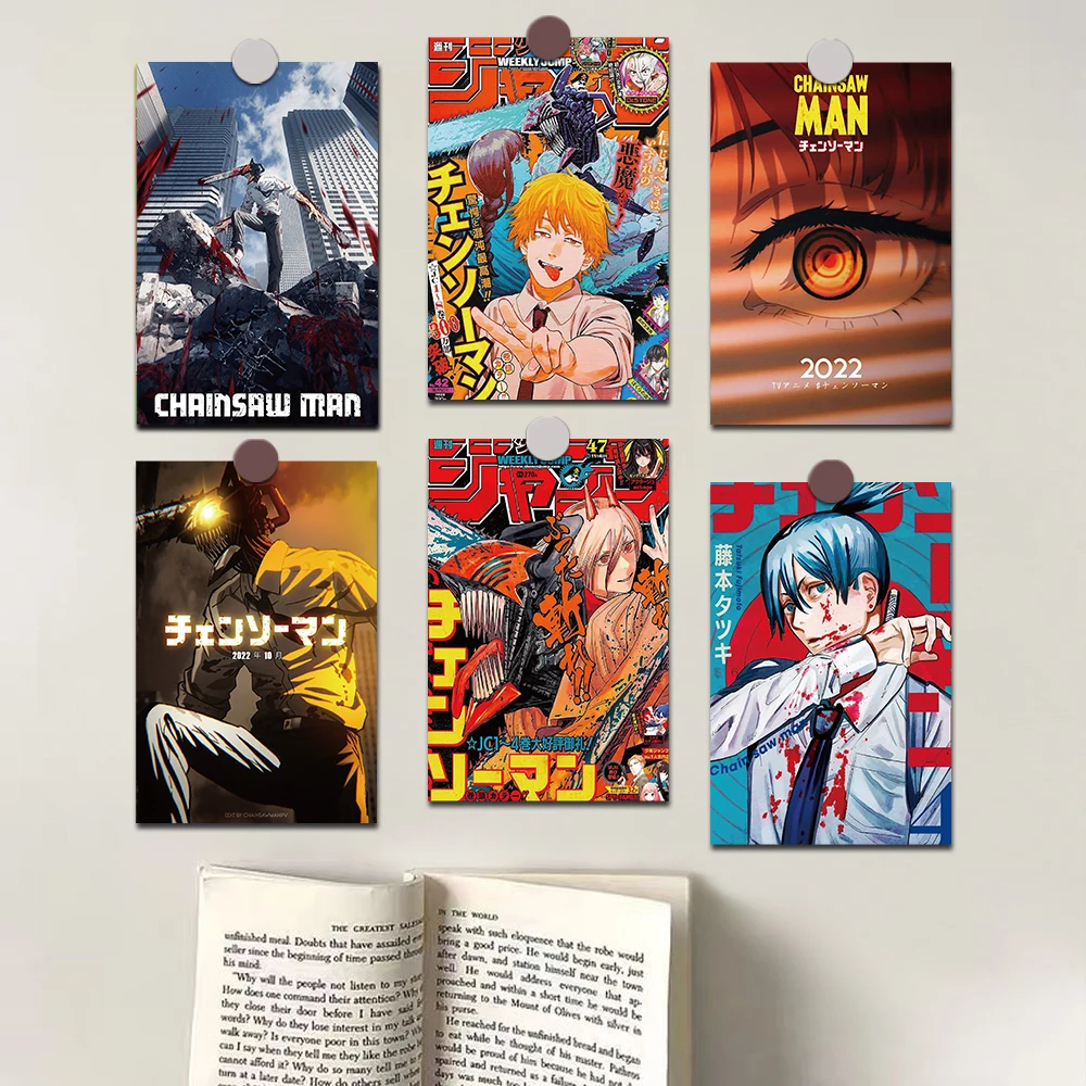 

10PCS 10×15CM Christmas Man Anime Posters Poster Wall Stickers Chart Prints Home Living Bed Room Decor Art Bar Picture Painting