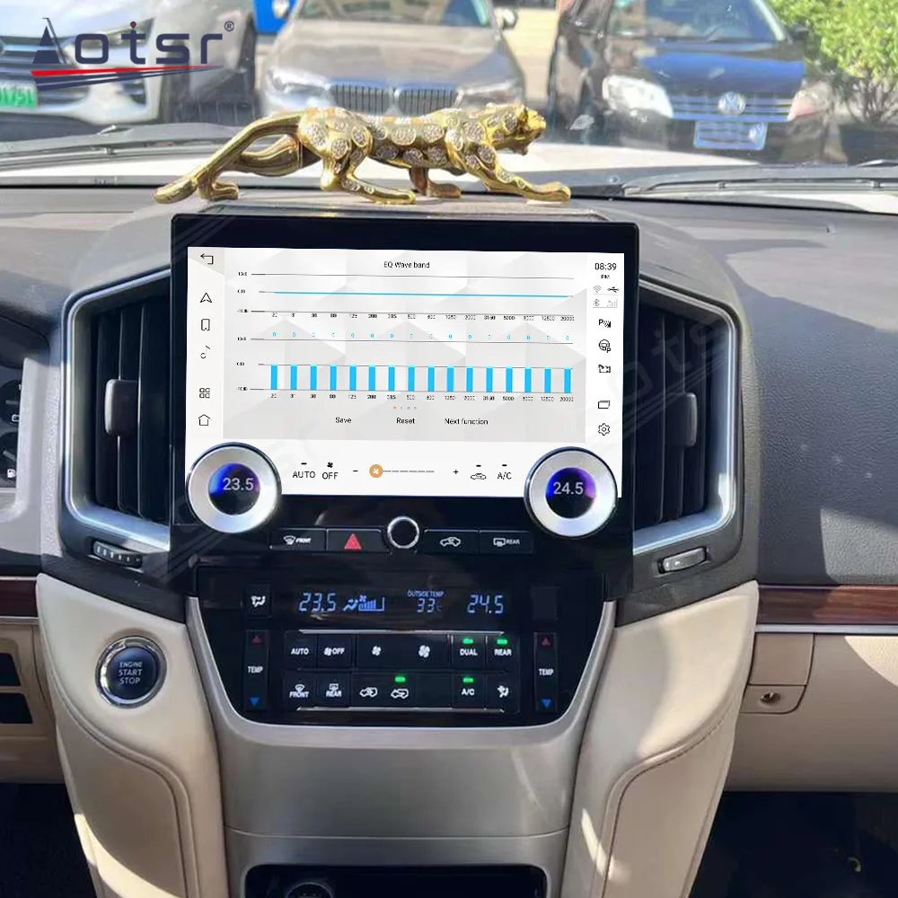 Автомобильный радиоприемник для Toyota Land Cruiser 200 LC200 2016-2021 Android 2Din стереоприемник