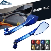 motorcycle cnc universal rearview mirror side mirrors 8mm 10mm for suzuki gsf1200 bandit 1996 2006 gsf1250 2007 2015 gsf1200s