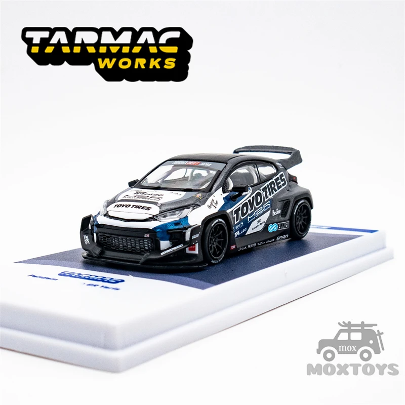 Tarmac работает 1:64 Pandem GR Yaris TOYO шины литая модель автомобиля