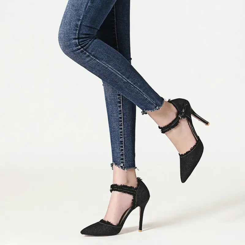 Новинка 2020 модные женские туфли-лодочки QPLYXCO с острым носком летние туфли из