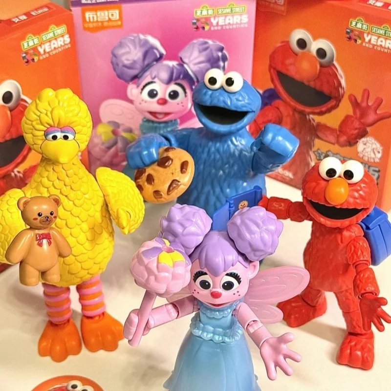 Новый Броккман Улица Сезам Волшебная версия Elmo Cookie Monster Big Bird Эбби Аниме Фигурки