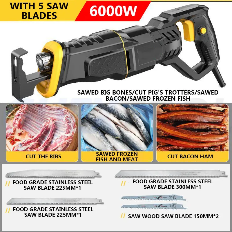 

Электрическая сабельная пила GUYX для резки мяса и костей