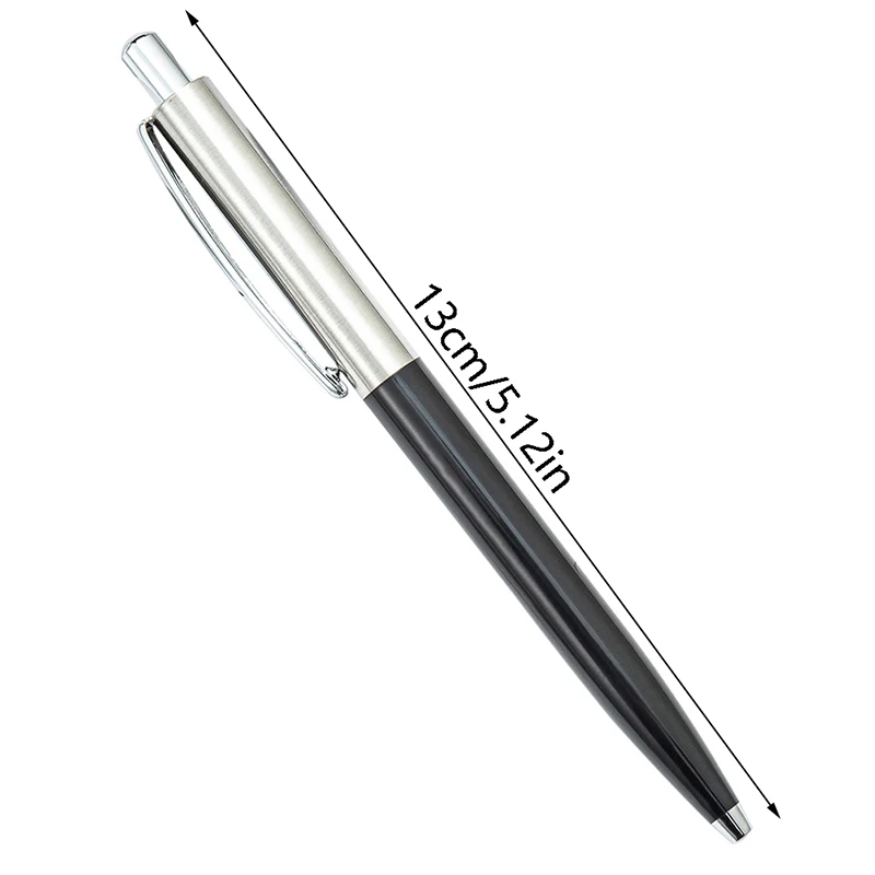 

1 шт., металлическая шариковая ручка, ручка в стиле пресс, подарочные ручки для школы и офиса, автоматическая шариковая ручка унисекс, 0,7 мм