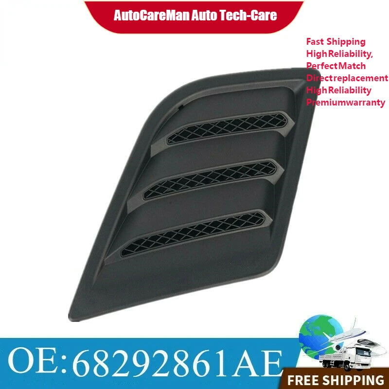 

Left Hood Scoop Grille Insert 68292861AE fits 2019 2021 Ram 1500 68292861AE