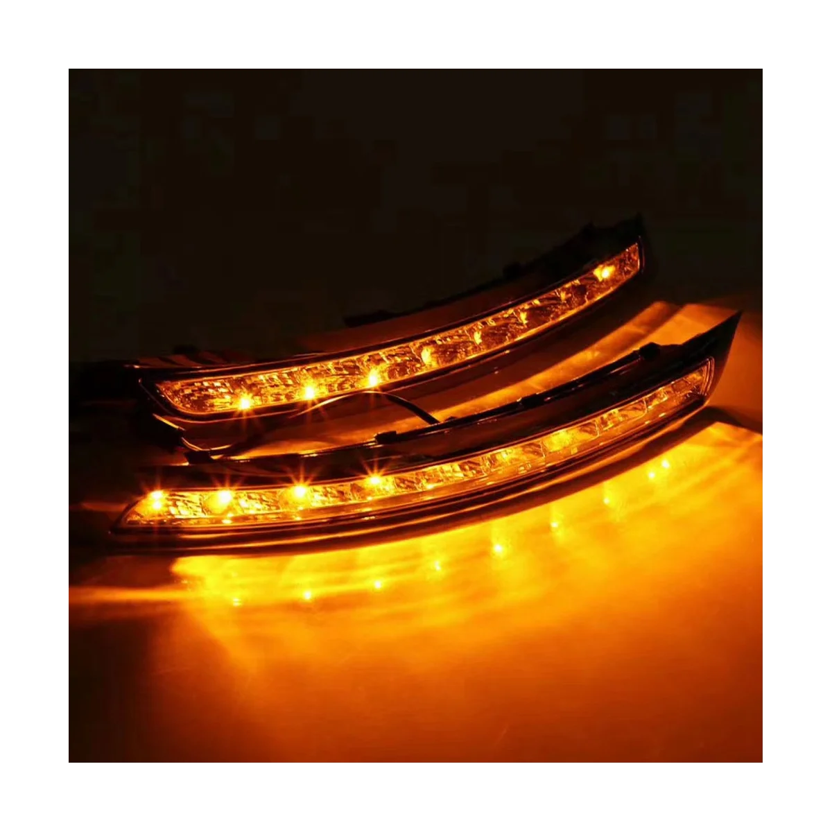 1 пара для Volvo XC90 2007-2013 светодиодный DRL сигнал поворота дневной свет