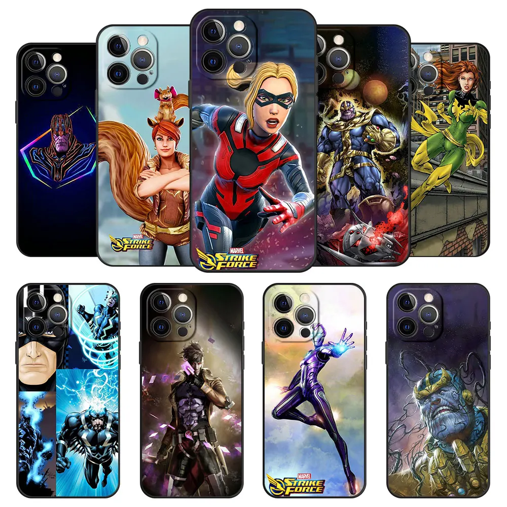 

Coque Strike Force Celular Black Case for iPhone SE 11 12 13 Pro Max 8 Plus XS 7 XR 5 11pro 13pro 7plus 7p iPhone Mini 2022