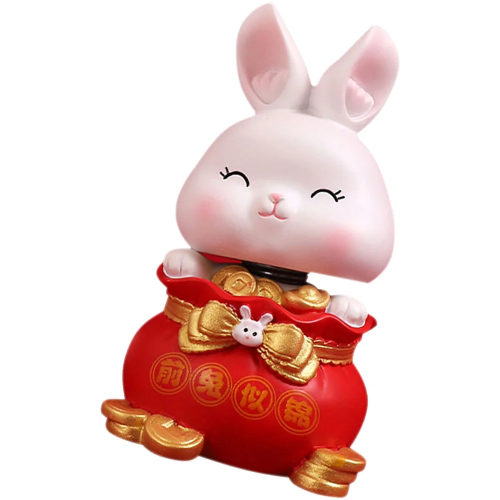 

Rabbit New Home Decoration New Years Decoration Chinese Decoration Chinese New Year Decoration Zodiac Decor for New Year Gift