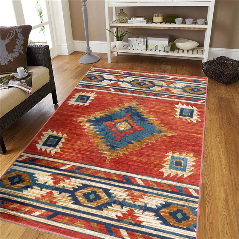 

Psychedelic Geometry 3D All over Print Carpet Mat for Living Room Doormat Flannel Print Bedroom Non-slip Floor Rug 06