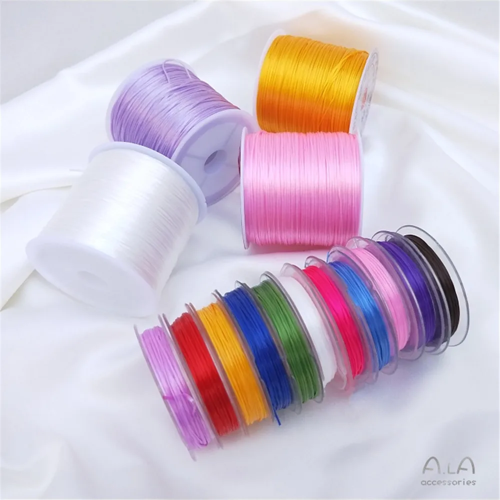 

Elastic string hand string rope leather band elastic string bead crystal bracelet wear-resistant string