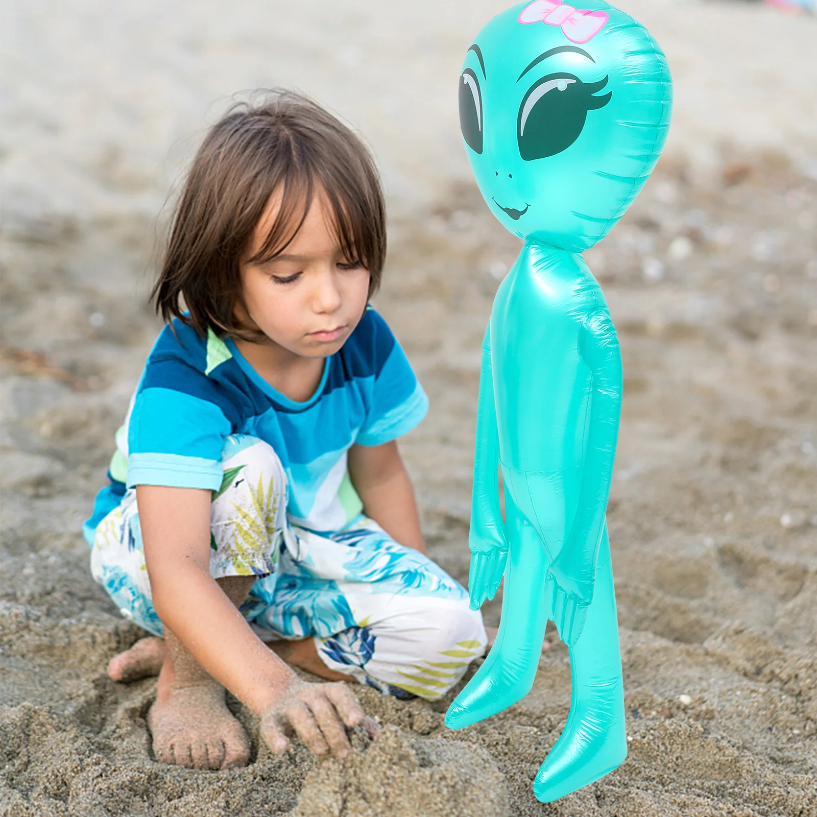 Надувной стакан с изображением инопланетянина украшения для Хэллоуина надувная