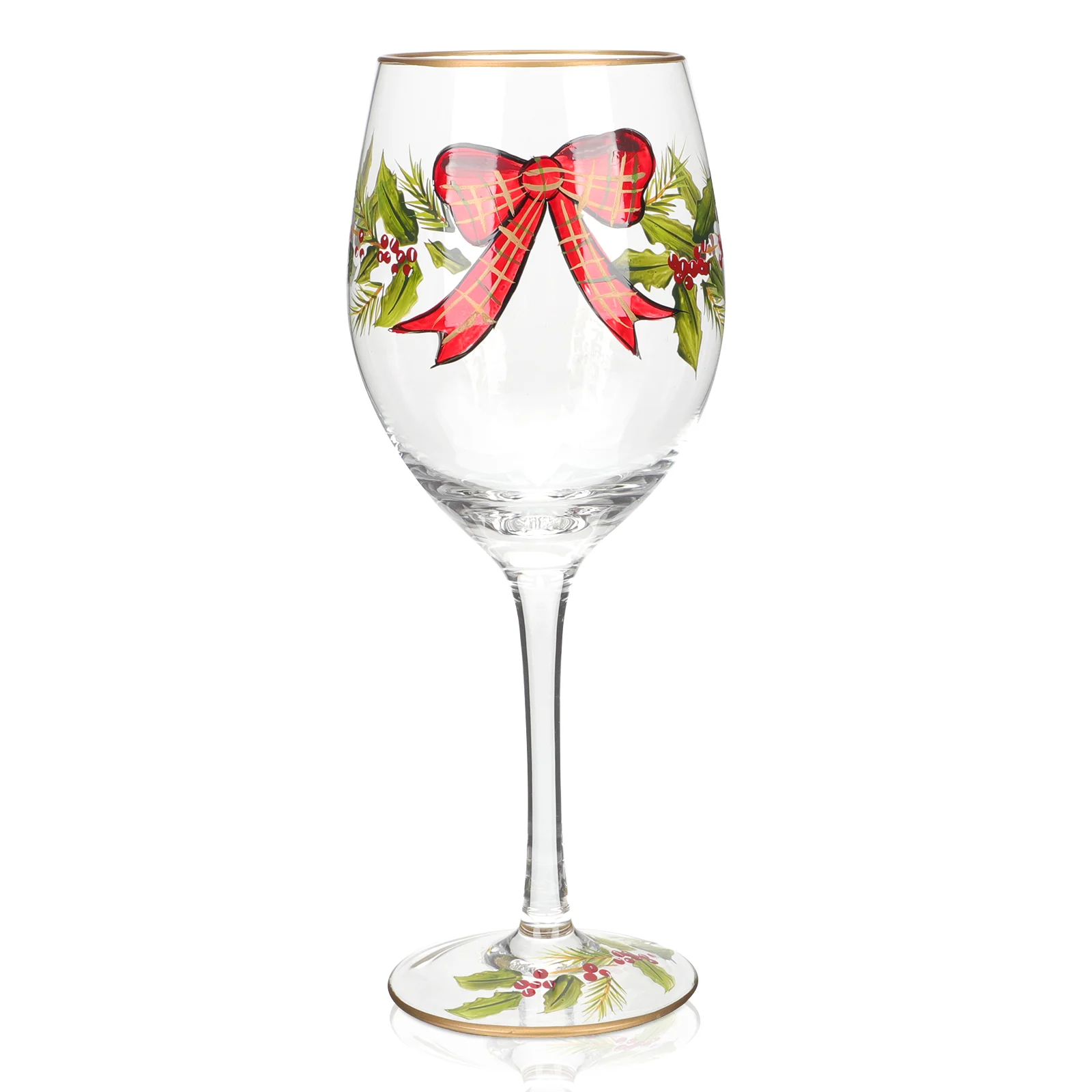 

Winechristmas Glasses Goblet Goblets Champagne Cup Cocktails Flutes Toastingdrinking Glassware Jinglered Crystal Party Holiday
