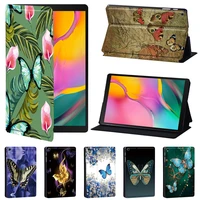 for samsung galaxy tab s4 t830 t835 10 5s5e t725s6 t860s6 lite 10 4 p615s7 t870 t875 11 butterfly stand tablet cover case