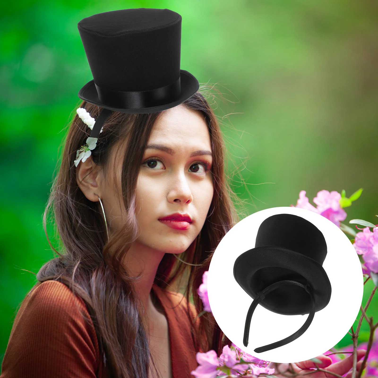 

Women Hair Accessories Party Fascinators Hat Womens Camouflage Tea Fabric Headband Bride