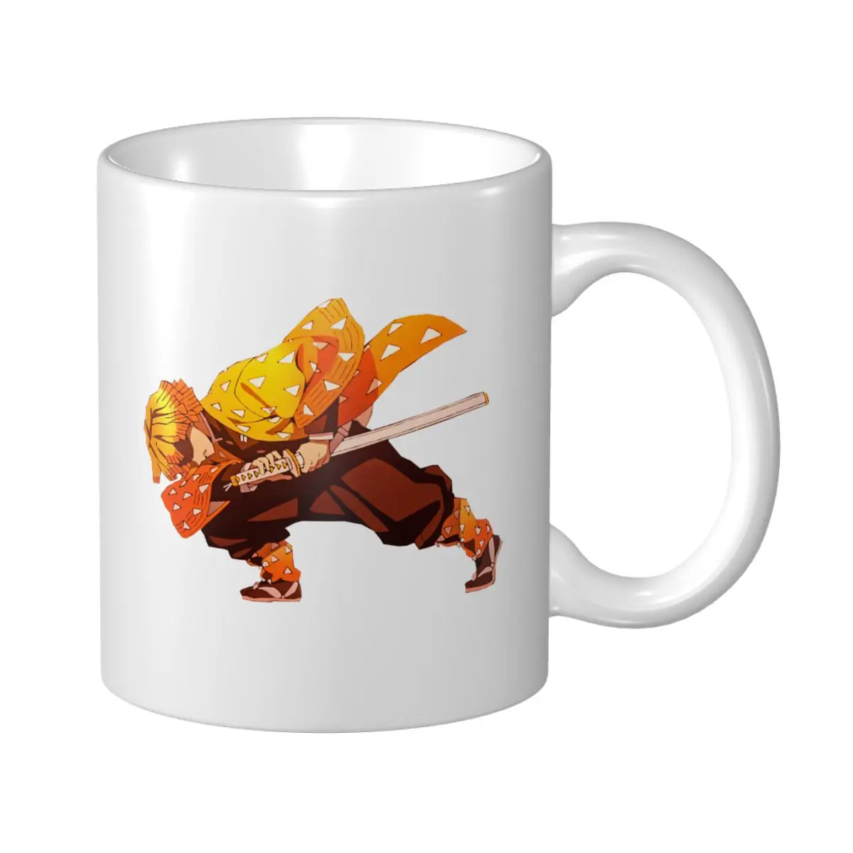 

Demon Slayer Coffe Mug Solid color Mugs Personality Ceramic Mugs Eco Friendly Tea Cup 330ml (11oz)