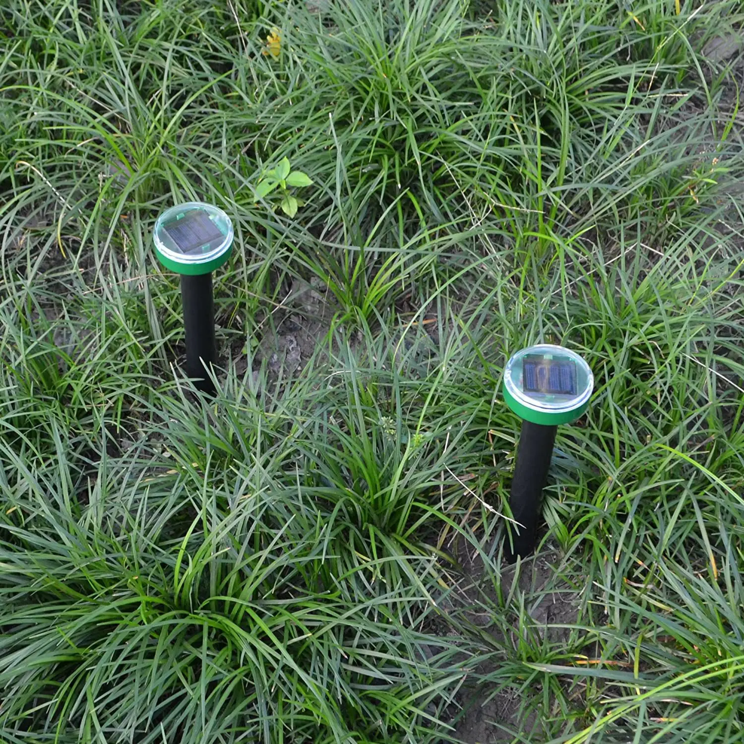 4/8pcs Solar Powered Ultrasonic Sonic Mouse Mole Pest Rodent Repeller Repellent Yard LED Light Outdoor Lamp Garden |