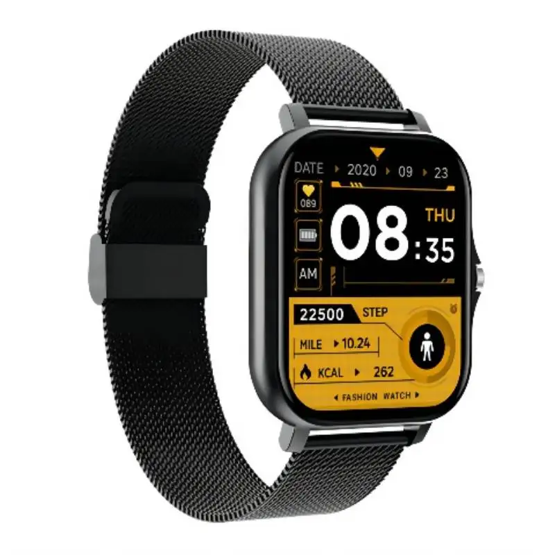 

CT2 Smart Watch Sport Fitness Heart Rate Monitor Bluetooth Calling Information Reminder Custom Screen for Fashion Men And Women