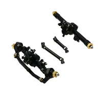 spgcm front rear axle 124 simulation model 4wd axial scx24 90081 aluminum alloy with rear cover