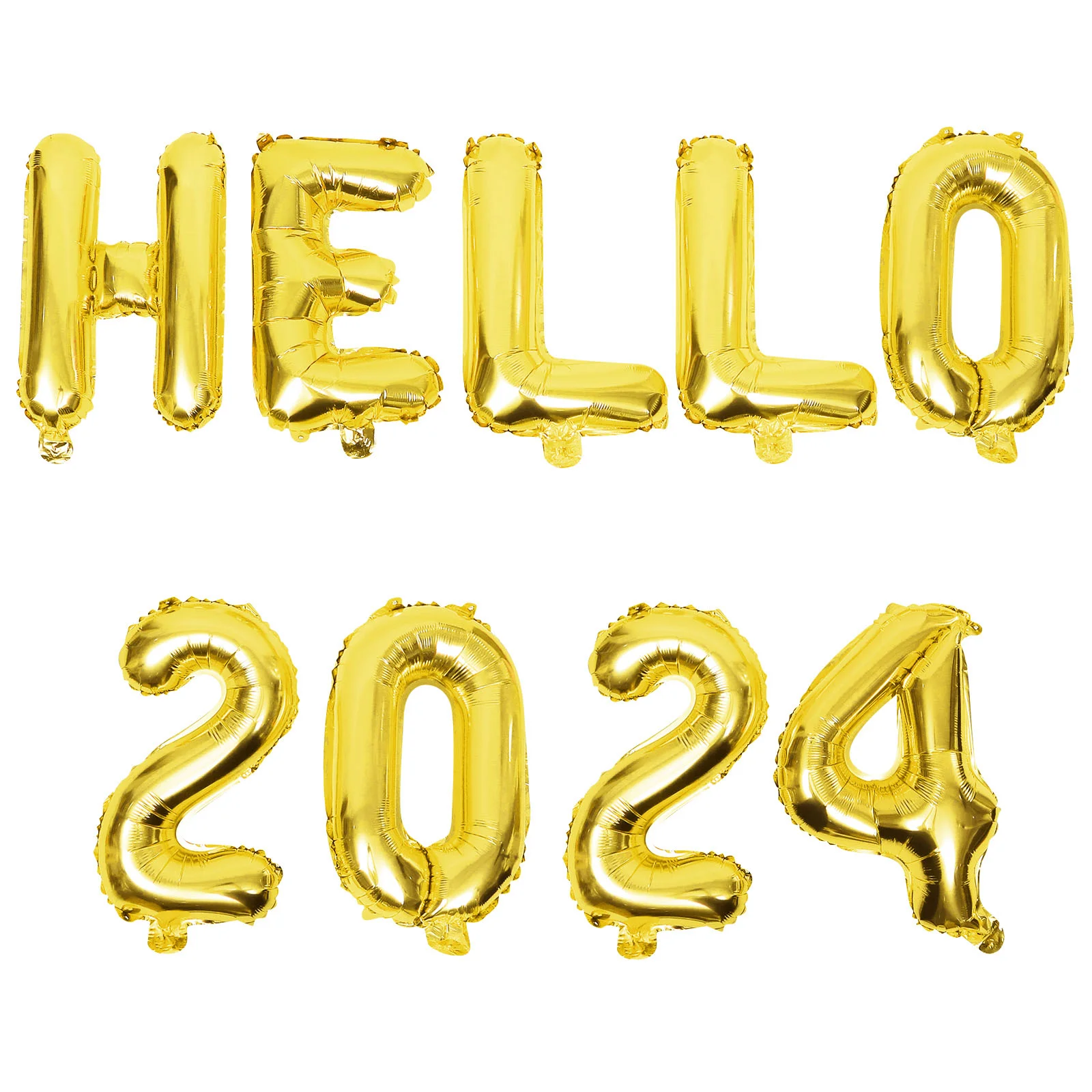 

Party Balloons Photography Props Decor New Year's Eve Decoration 2024 Aluminum Foil