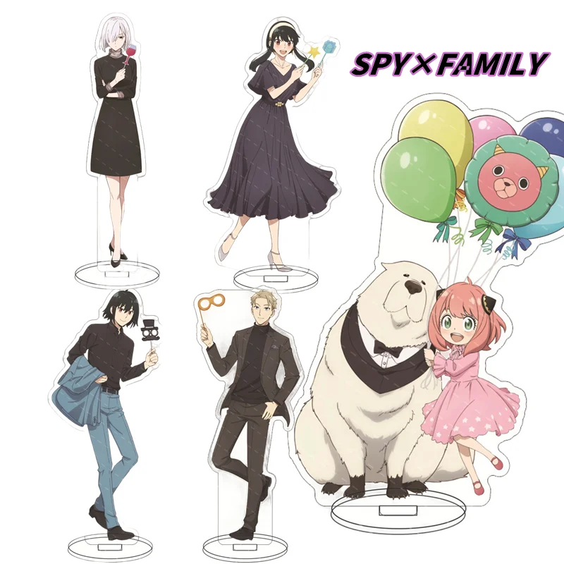 

Yor Loid Anya New Spy X Family Anime Forger Fiona Bond Yuri Cosplay Acrylic Stand Desk Decor Collection Props