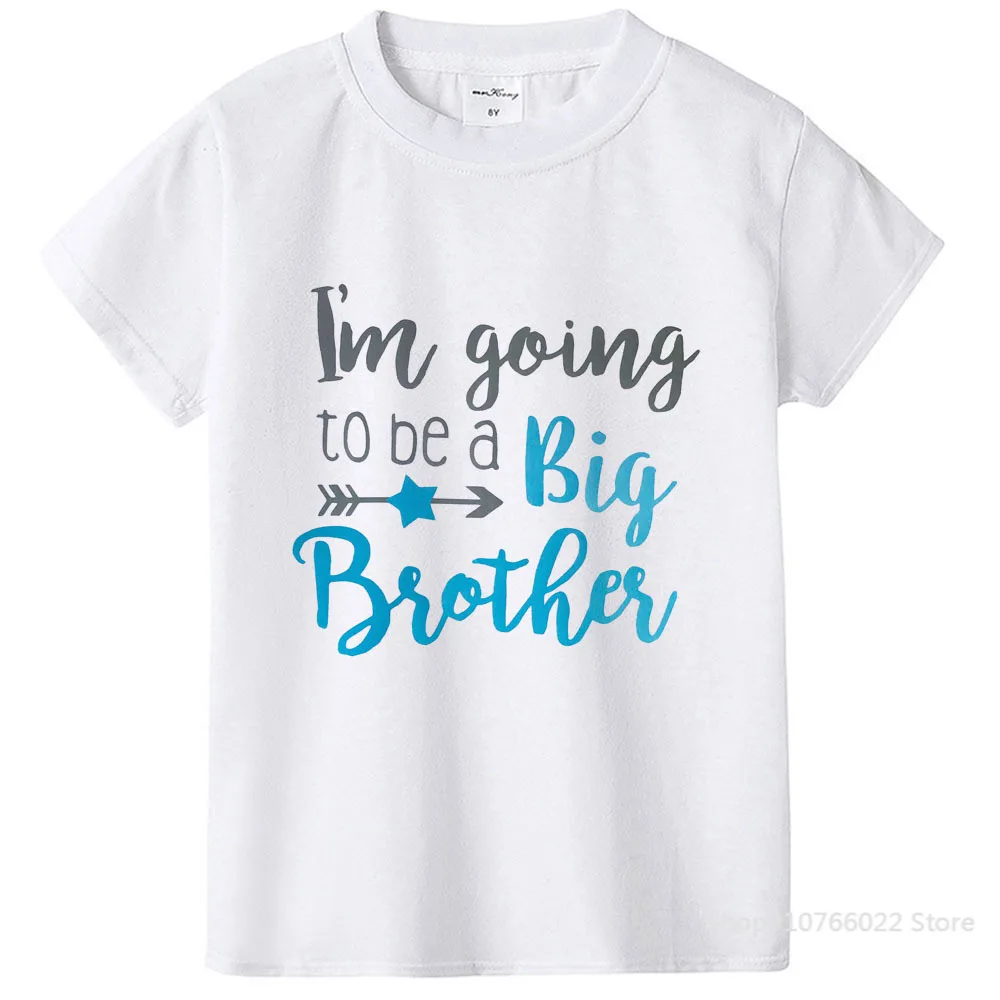 

Я собираюсь быть большим братом, объявление о беременности, футболка, топ, летняя модная футболка, женская одежда, лето, большие размеры