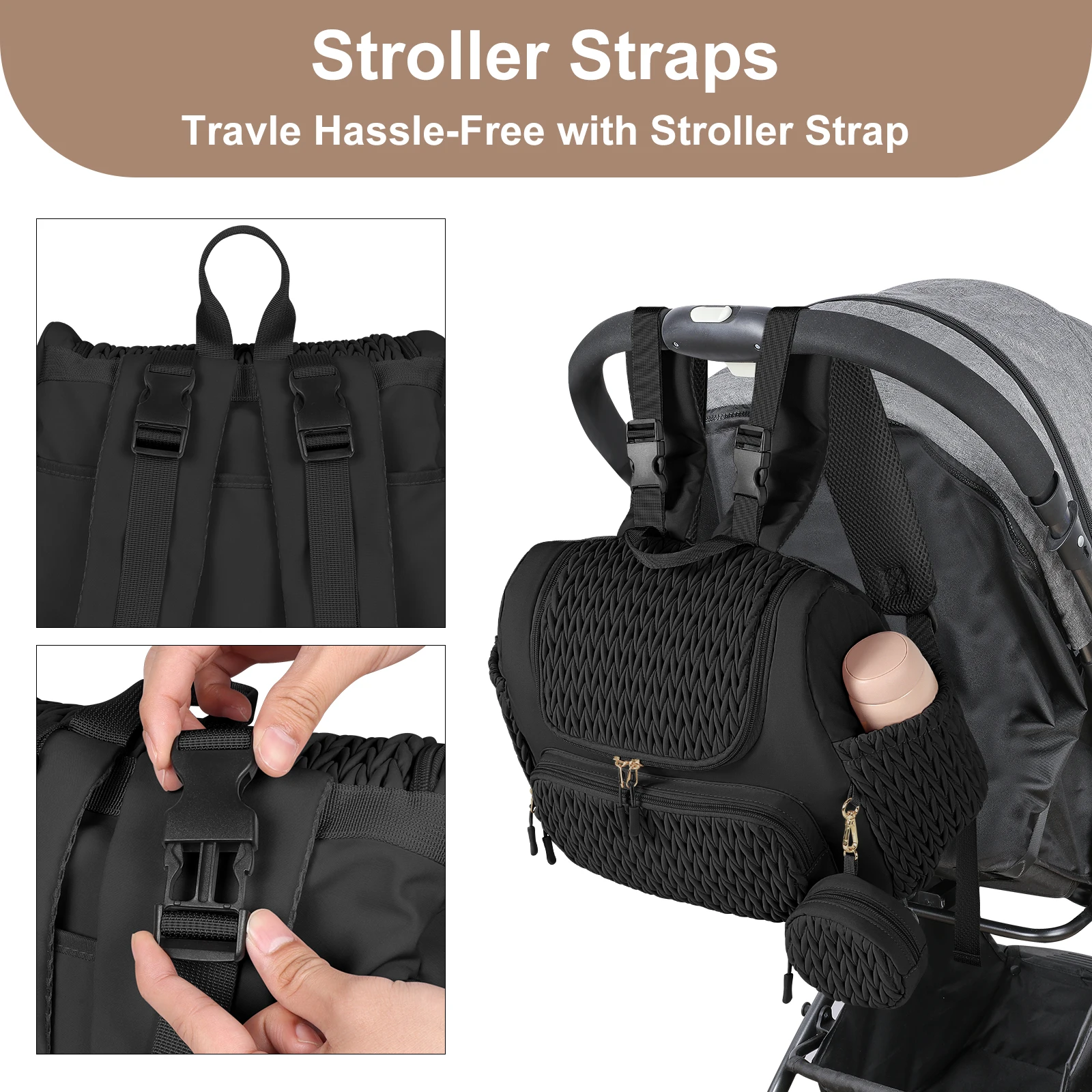 Многофункциональная Сумка Для Подгузников Geestock Водонепроницаемый Рюкзак