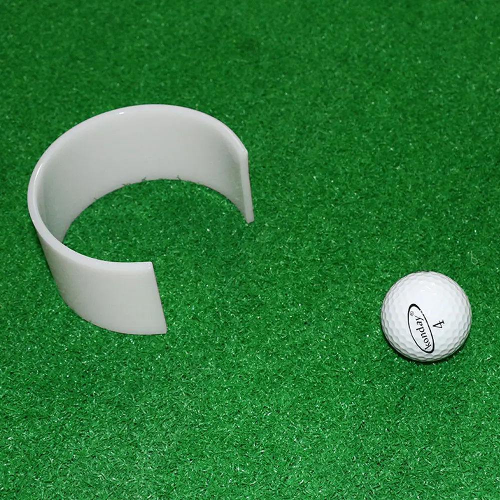 

Golf Semicircle Hole Cup Ring Outdoor Garden Hitting Pitching Putt Training Aids for Outdoor Exercise Sport Decoration