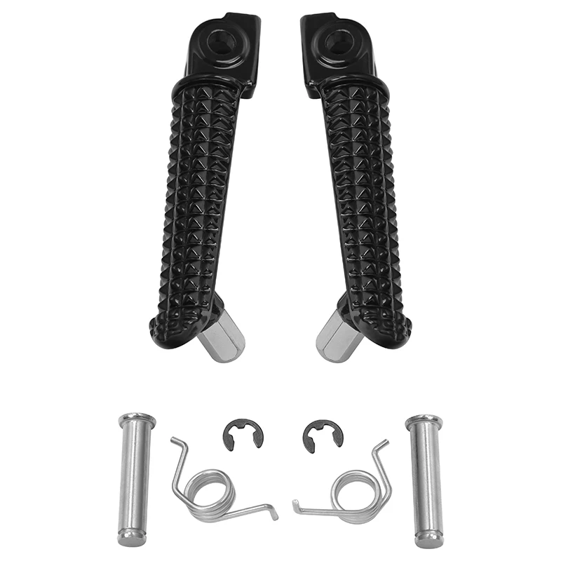 Фото Передние Подножки для мотоцикла, подножки, подножки для Yamaha YZF R6 1999-2020 R6S 2003-2009 YZF R1 1998-2022 R1S R1M 2015-2022 №1