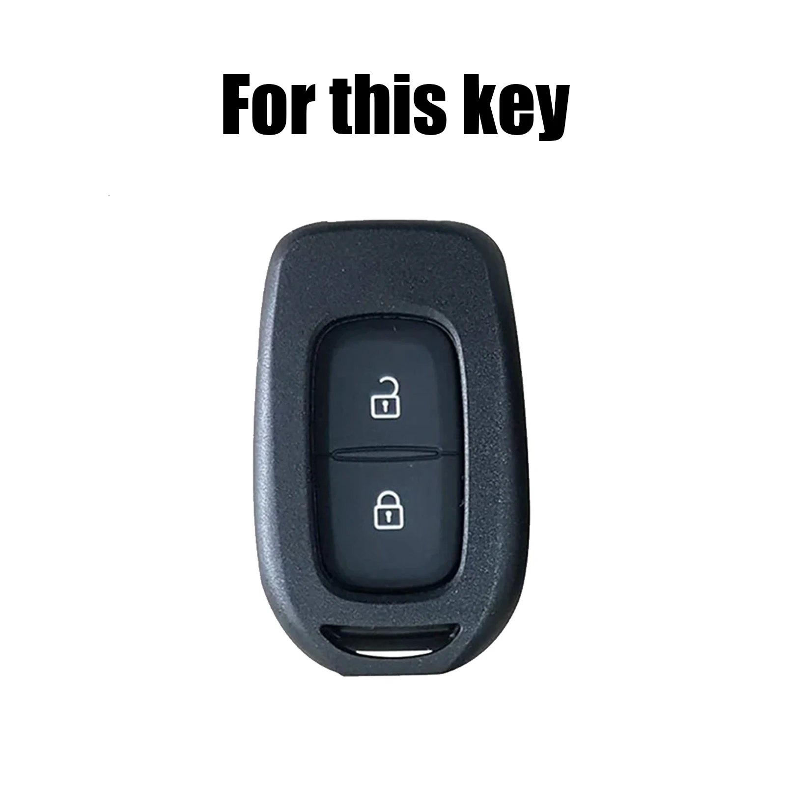 2-кнопочный автомобильный брелок из искусственной кожи с дистанционным