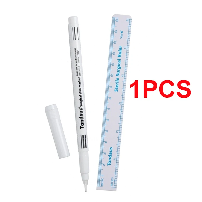 

Microblading Eyebrow Marker Pen Surgical Skin Tattoo Positioning Tool With Measuring Ruler for Permanent Makeup Accessories