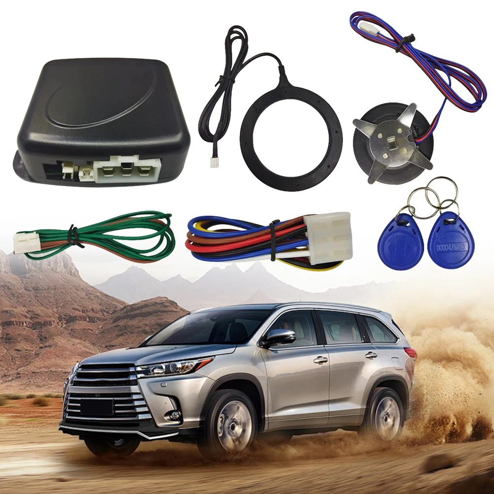 12 В RFID Кнопка Запуска Двигателя Бесключевой Доступ Автомобильный Переключатель