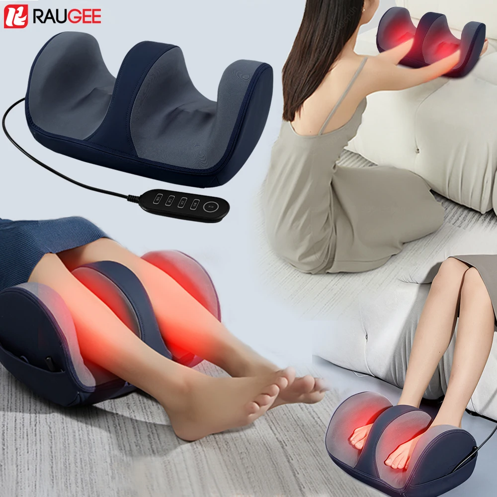 Электрический массажер для ступней роликовый шиацу разминающий расслабляющий