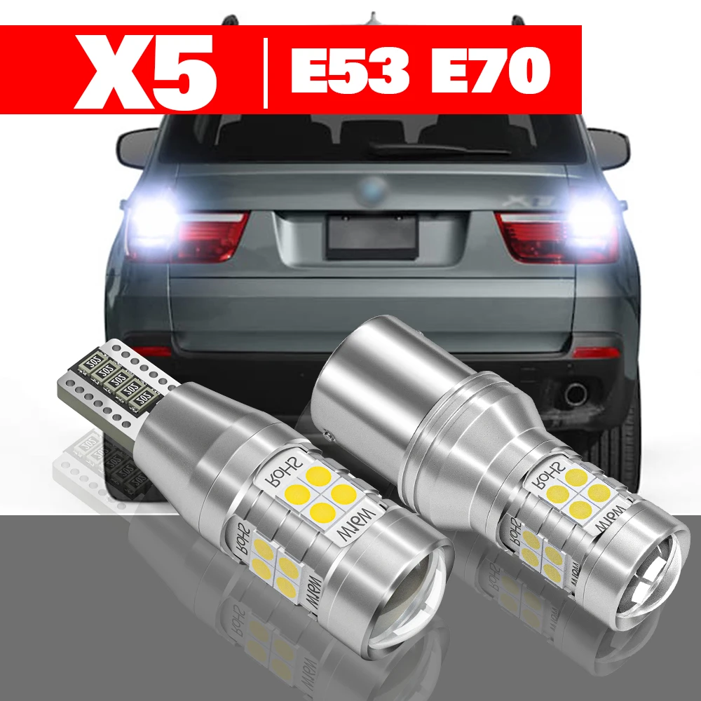 

For BMW X5 E53 E70 2000-2013 Accessories 2pcs LED Reverse Light Backup Lamp 2003 2004 2005 2006 2007 2008 2009 2010 2011 2012