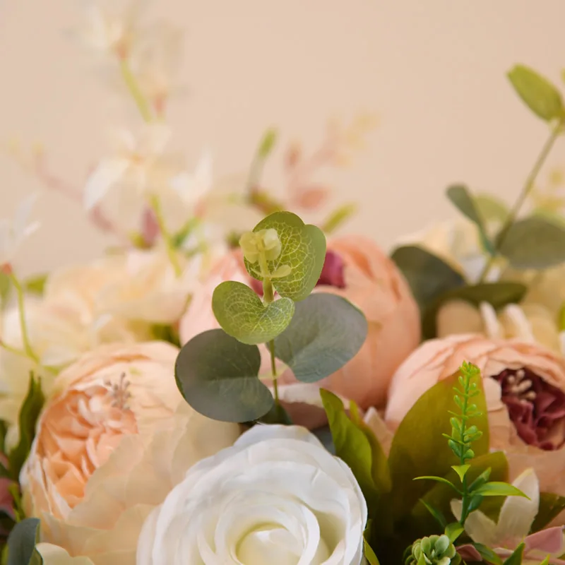 35 см круглая церемония украшение стола Цветы Аксессуары для свадебного коридора