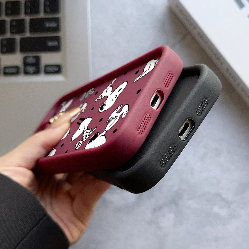 Чехол для телефона Cool Anime Snoopys Xiaomi Redmi 14C 13 13C 12 12C K50 K40 10C 10 9T 9C 9A K30 4G 5G с мягкой задней