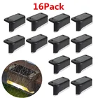 Светодиодная лампа на солнечной батарее, уличное водонепроницаемое украшение для лестницы, ландшафта, забора, Рождественское украшение, 1416 шт.