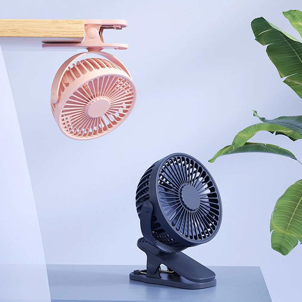 

USB Rechargeable Table Fan 1200mAh Personal Quiet Green White Desktop Small Cooling Strong Summer Cooler Ceiling Fan