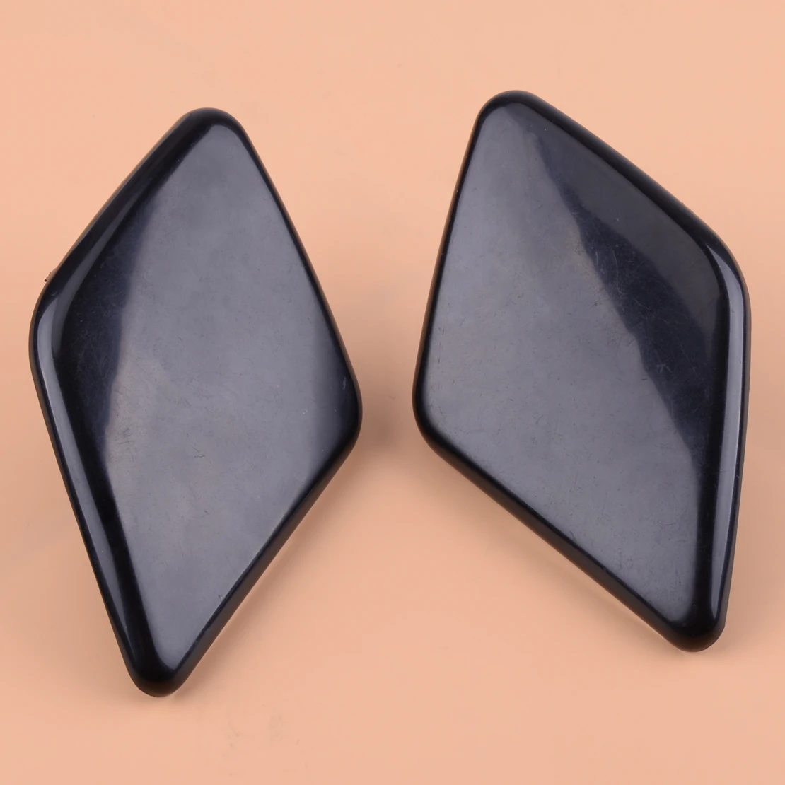 

CITALL 1 пара черный бампер передний крышка омывателя фар Кепки отделка Подходит для VOLVO XC90 2007 2008 2009 2010 2011 2012 2013 2014