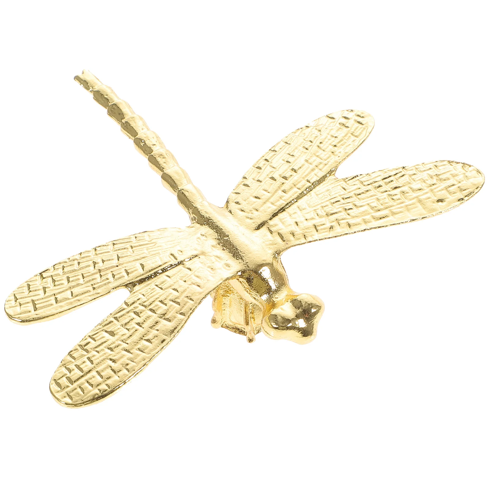 

Spirit Animal Figurine Insect Decor Dragonfly Outdoor Metal Garden Brass Sculpture Stand Items Bronze Statues Ornament