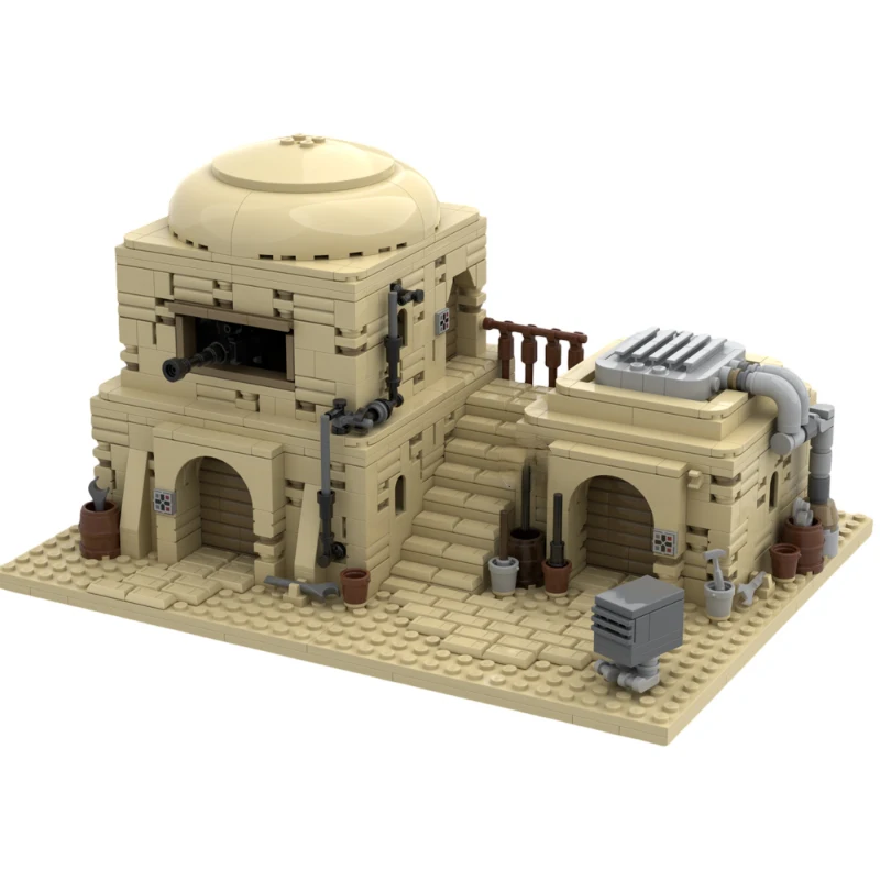 

1144PCS Famous star Movie scene MOC modular building Tatooine Desert House DIY creative ideas Children Toy Birthday Gift Blocks