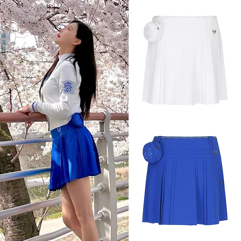 

Осенняя одежда для гольфа, Новое поступление, Женская трехмерная плиссированная юбка без складок, облегающая юбка с завышенной талией