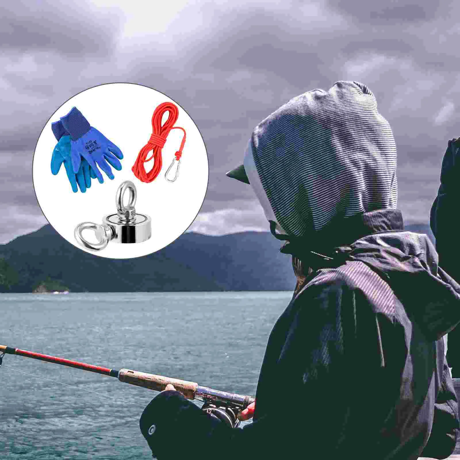 

1 комплект, рыболовный магнит с двойным боковым окуляром