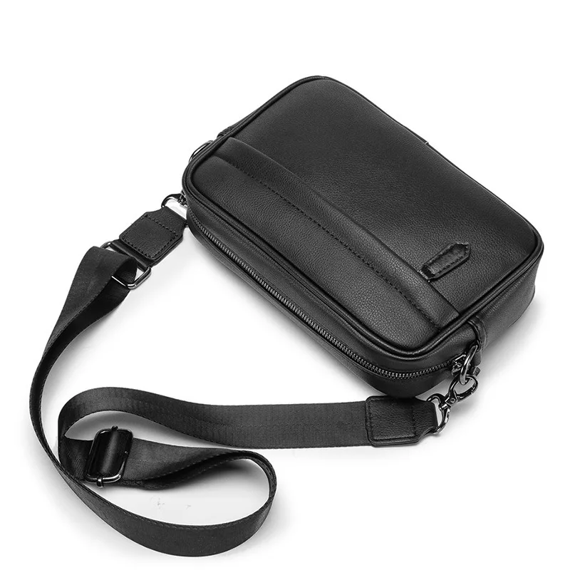 

Luxury Brand Men's Shoulder Bag Vintage Messenger Bag Leather Men Handbag Split Leather Crossbody Bags For Men 2021 New